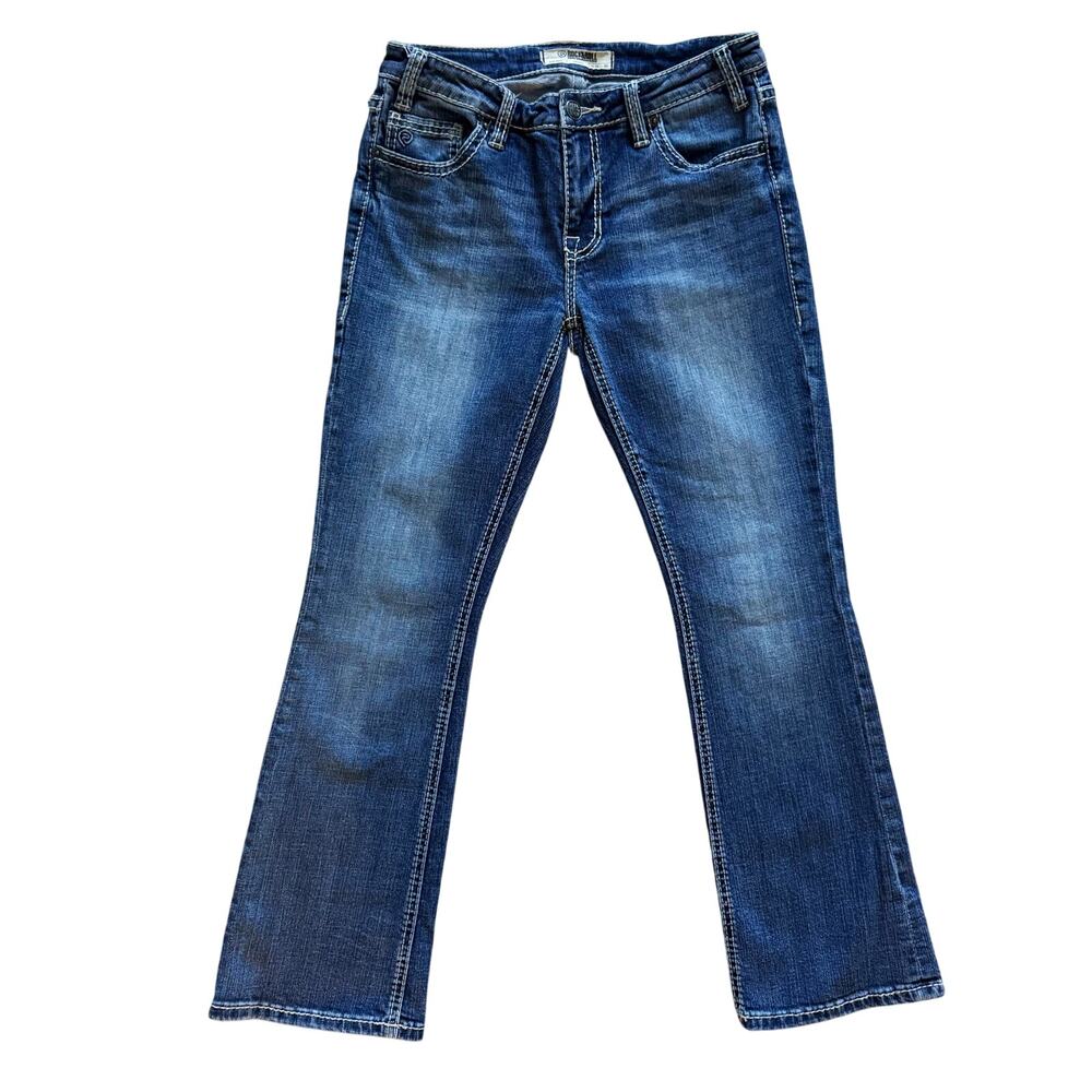 Rock & Roll Riding Bootcut jeans Women Sz 29x29 29 Blue Cowgirl‎ Western Country
